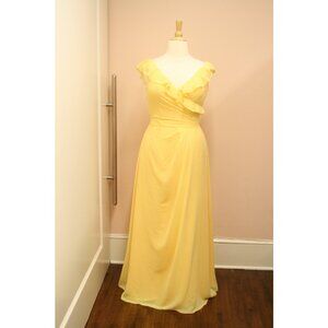 Elegant Yellow Maxi Dress
